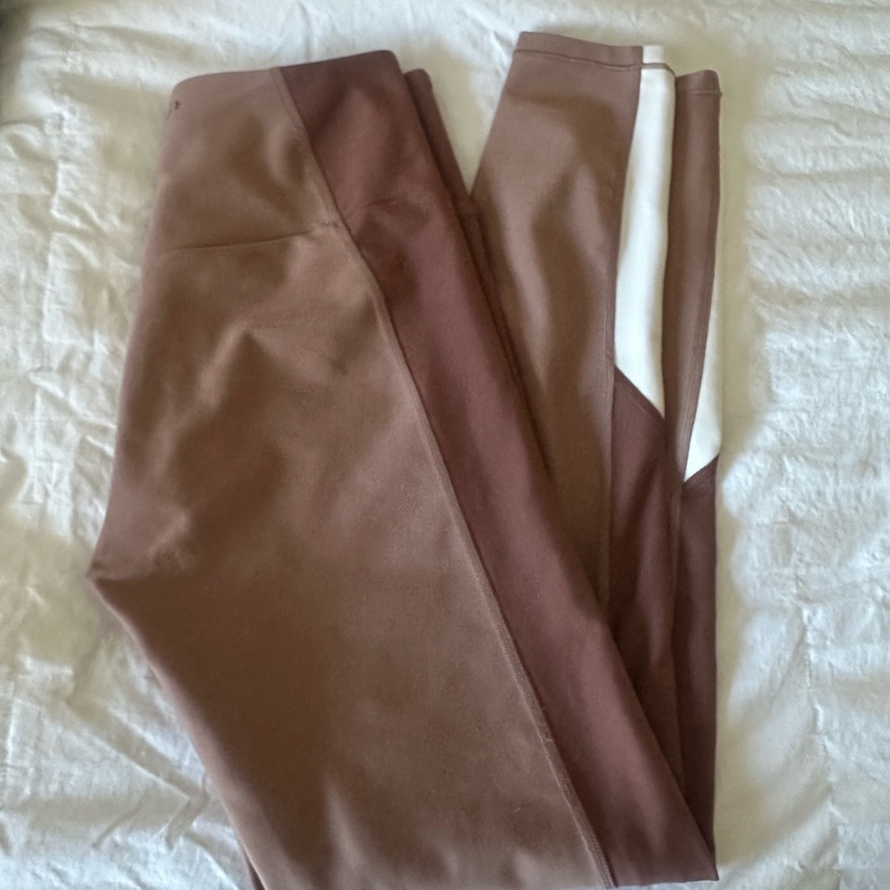 YPB Brown and White Women's Leggings